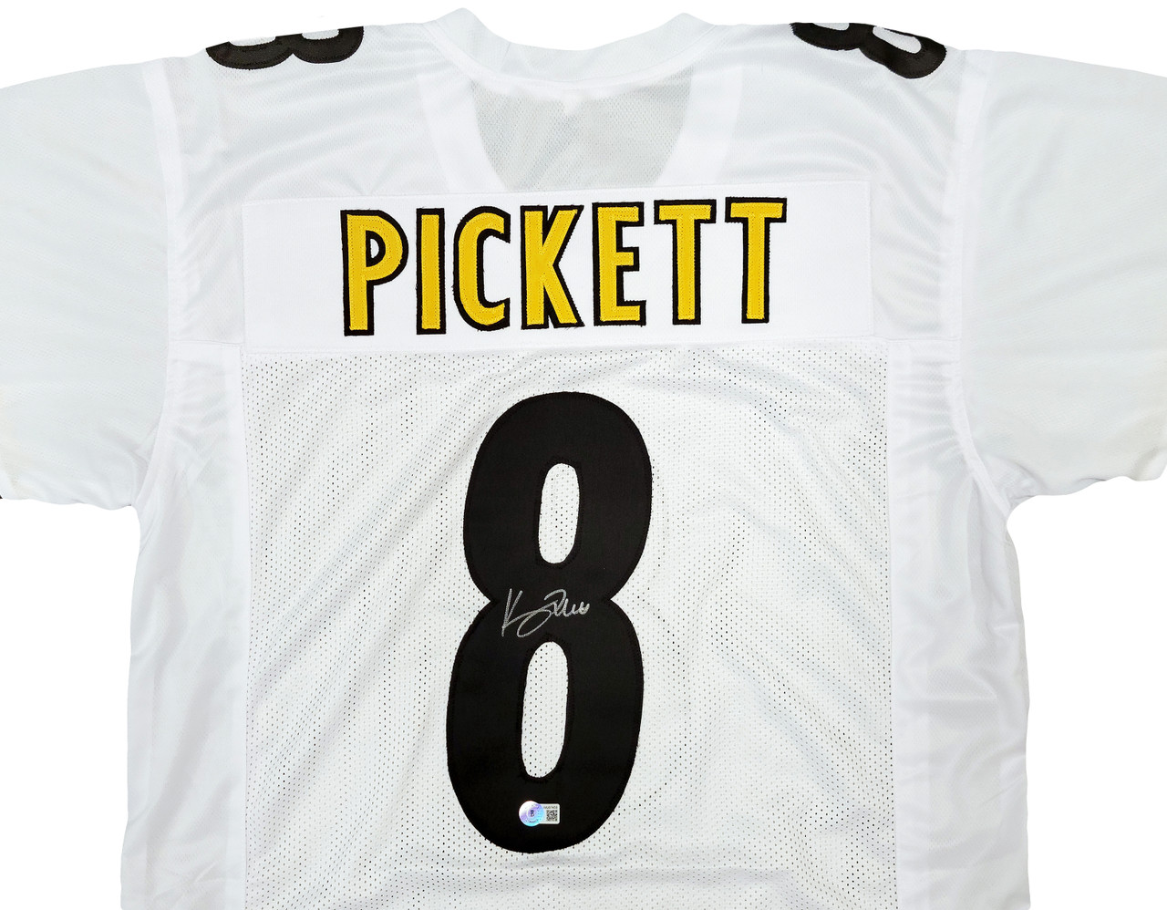 Pittsburgh Steelers Kenny Pickett Autographed White Jersey Beckett