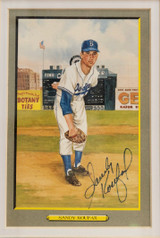 Brooklyn Dodgers, Sandy Koufax Hand Painted jersey W/Signature