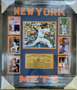 Dwight Gooden in Action New York Mets 8 x 10 Framed Baseball