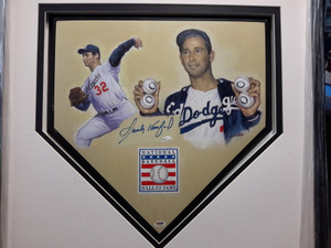 Sandy Koufax Hand Painted Jersey by Artist Doo S. Oh.