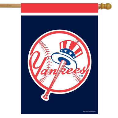 New York Yankees Banner 28x40 Vertical Pinstripes