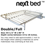 Murphy Wall Bed, Next Bed, Open, Double Size