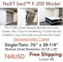 Closet Murphy Bed, Murphy Wall Bed, Next Bed, Open, Single Size