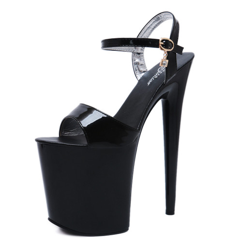 20cm Women Sexy Fetish Party Dress High Heels Stripper Buckle Bride Sandals Platform Shoes 701-2