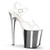 8 inch Sexy Metal Radium Pole Dance Shoes Clear Elegant Exotic Stripper Gladiator Open Toe Sandals E-293