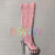 Super High Heel Leather Tassel Booot