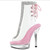 5 Crystal High Heel Shoes Platform Stripper Sexy Ankle Boot