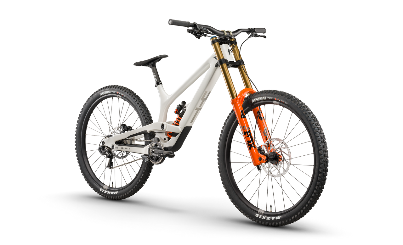 YT TUES 29 Core 4 Downhill MTB Carbon Shell White / size Large