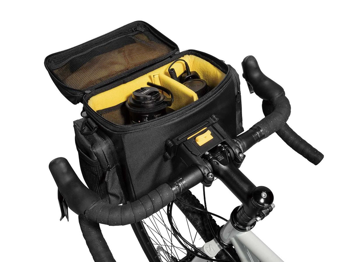 Topeak Handlebar Bag DX Deluxe Front Bag with Organizer and Rain