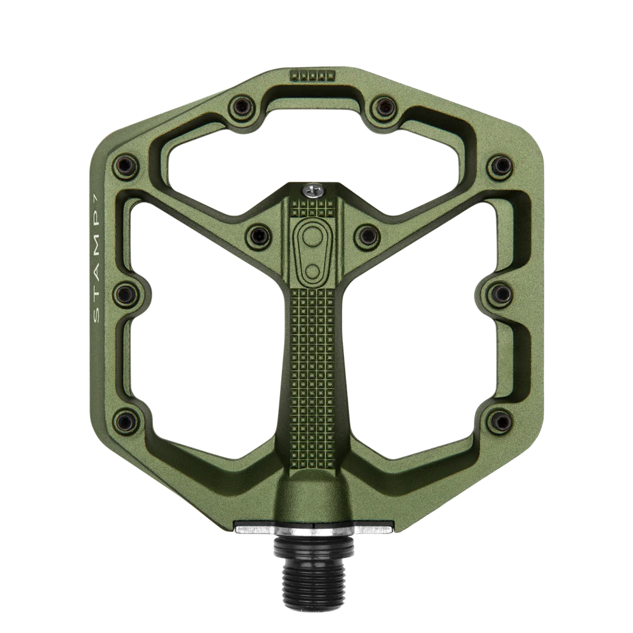 Crank brothers STAMP 7 Lサイズ Dark Green Crankbrothers Stamp 7 Pedal, Dark Green, Small : Amazon.com