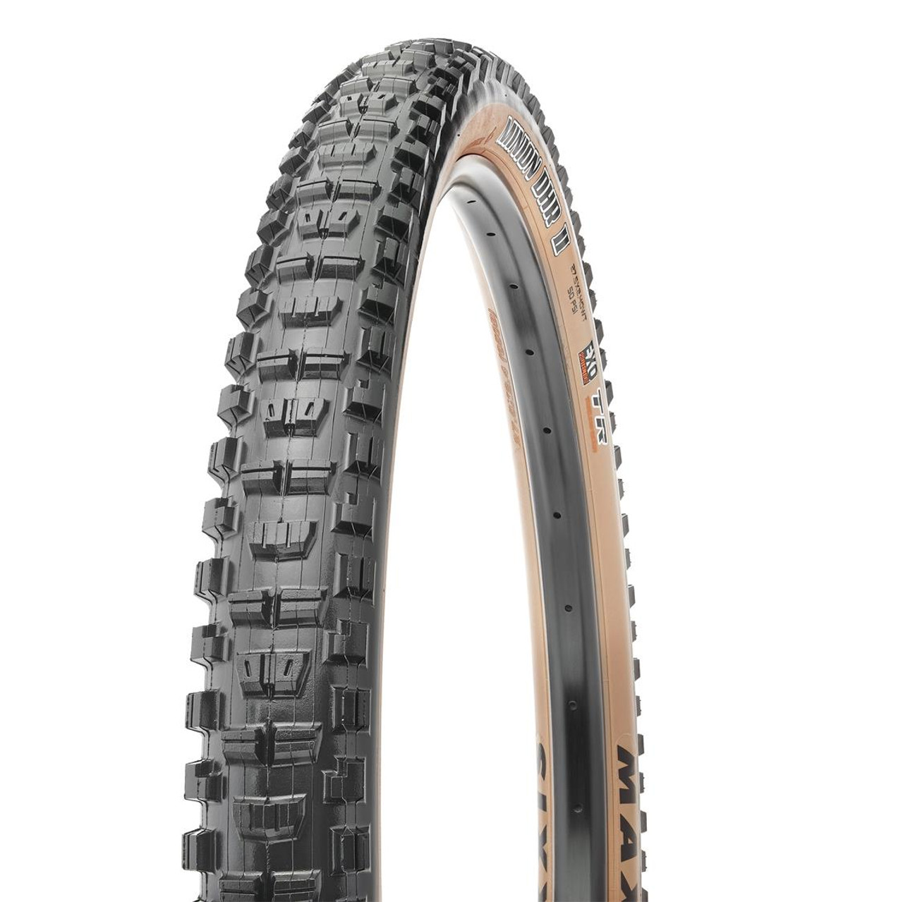 Maxxis Minion DHR II 29 x 2.40 WT EXO TR Tan Wall Foldable MTB Tyre