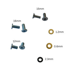 Ethirteen Replacement ISCG Bolts And Chainline Spacers Sold Separately