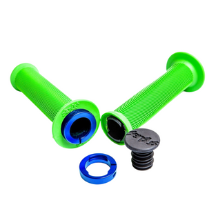 Sensus Swayze OG Lock-on Grips by ODI Green with Blue locks
