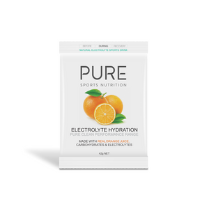 PURE Electrolyte Hydration Single Serve Sachet 42g Orange PURE Electrolyte Hydration Single Serve Sachet 42g Orange