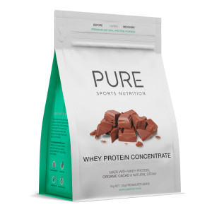 PURE Whey Protein - Chocolate 1kg pouch PURE Whey Protein - Chocolate 1kg pouch