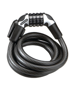 Kryptonite Kryptoflex 1218 Combination Cable Lock 12mm x 180cm with 4 Digit Combo Kryptonite Kryptoflex 1218 Combination Cable Lock 12mm x 180cm with 4 Digit Combo