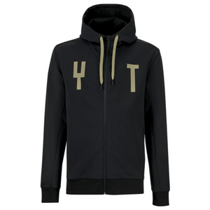 YT Simple Jack Zip Hoodie Black front YT Simple Jack Zip Hoodie Black front