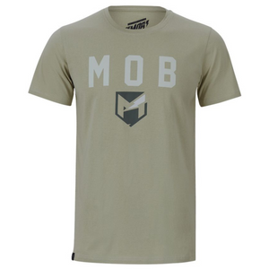 YT MOB Front Logo T-Shirt Light Olive front YT MOB Front Logo T-Shirt Light Olive front