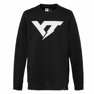 YT Logo Tech Sweater Black front YT Logo Tech Sweater Black front