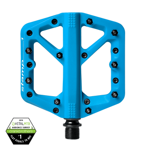 Crankbrothers Flat Pedals MTB Stamp 1 Small Blue Crankbrothers Flat Pedals MTB Stamp 1 Small Blue