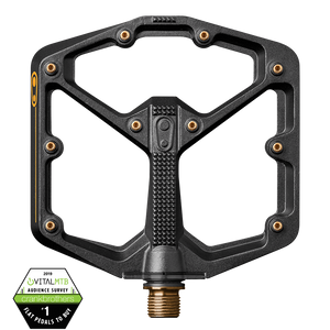 Crankbrothers Flat Pedals MTB Stamp 11 Large Black/Gold