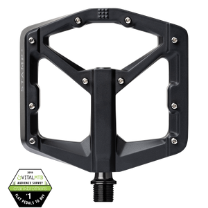 Crankbrothers Flat Pedals MTB Stamp 3 Large Black Magnesium Crankbrothers Flat Pedals MTB Stamp 3 Large Black Magnesium