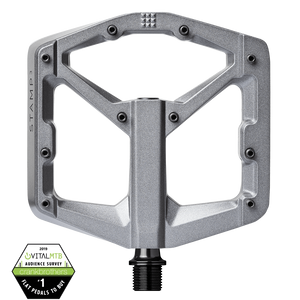 Crankbrothers Flat Pedals MTB Stamp 3 Large Grey Magnesium Crankbrothers Flat Pedals MTB Stamp 3 Large Grey Magnesium