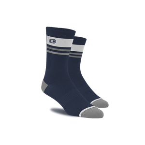 Crankbrothers Socks MTB Navy Blue/White - L/XL Crankbrothers Socks MTB Navy Blue/White - L/XL