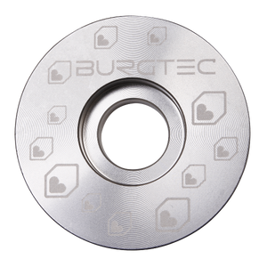 Burgtec Stem Top Cap and Bolt Rhodium Silver Burgtec Stem Top Cap and Bolt Rhodium Silver