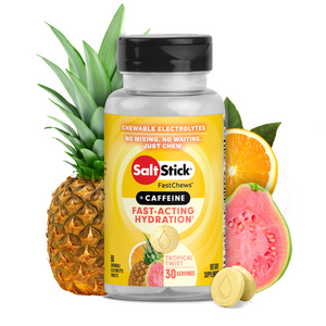 SaltStick Caffeine FastChews deliver fast-acting electrolytes with 15 mg caffeine per serving. Rapid hydration, energy boost & cramp prevention—perfect for athletes. SaltStick Caffeine FastChews deliver fast-acting electrolytes with 15 mg caffeine per serving. Rapid hydration, energy boost & cramp prevention—perfect for athletes.