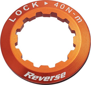 Reverse 8-11 speed Cassette Lock Ring Orange