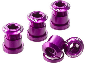 Reverse Chainring Bolt Set Bike Purple