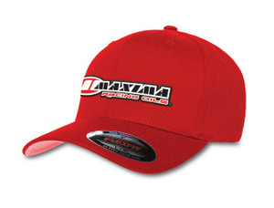 Maxima Cap Flat Fitted Bill Hat Red L/XL