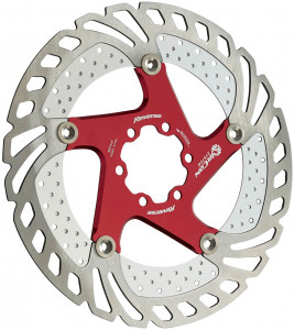 Reverse Brake Disc Rotor Aircon 180mm Red