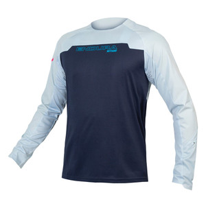 Endura MT500 Burner L/S Jersey Blue Medium