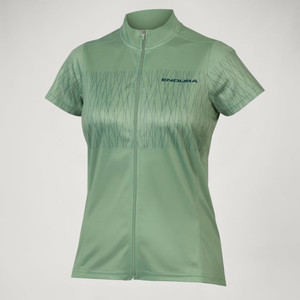 Endura Womens Hummvee Ray S/S Jersey Green Large