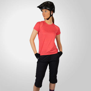 Endura Womens Hummvee 3/4 Shorts (With Liner) Black XS