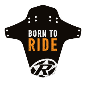 Reverse Mud guard MTB Bike Born to Ride Black Fox Orange