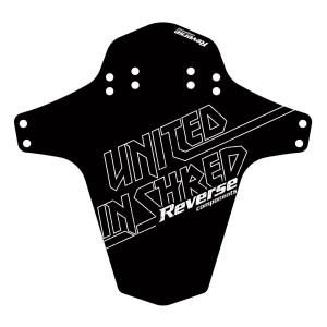 Reverse Mud guard MTB Bike United in Shred Black White