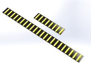 RRP Pro Mud Guard Sticker Bolt On Standard Yellow