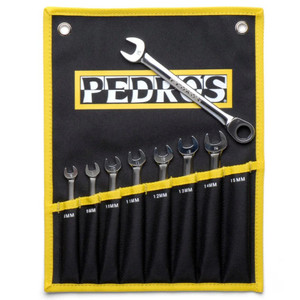 Pedro's Ratcheting Combo Wrench Set