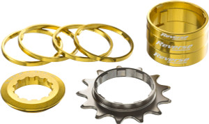 Reverse Single Speed Kit 13T Gold