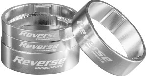 Reverse Spacer Set Ultra-Light 1 1/8" Silver