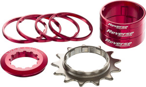 Reverse Single Speed Kit 13T Red