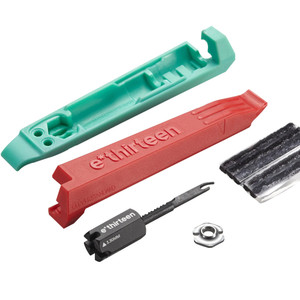 e*thirteen Tire Lever & Plug Kit Red / Seafoam