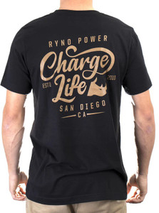 Ryno Power T Shirt Charge Life Copper Small