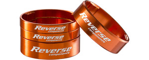 Reverse Stem Spacer Set Ultra-Light 1 1/8" Orange