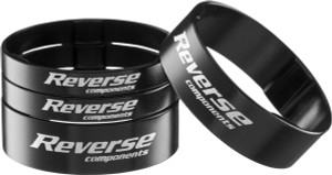 Reverse Stem Spacer Set Ultra-Light 1 1/8" Black