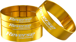 Reverse Stem Spacer Set Ultra-Light 1 1/8" Gold