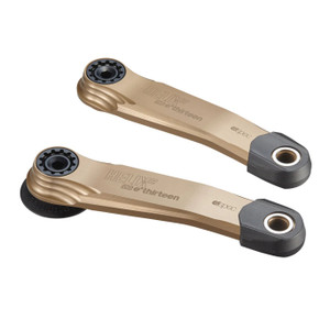 e*thirteen Helix Race Alloy e*spec Cranks for ISIS Spindle - 165mm, 26mm Offset, Bronze